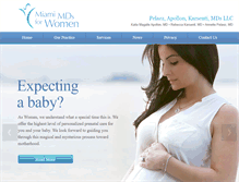 Tablet Screenshot of miamimdsforwomen.com